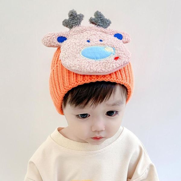 

caps & hats 100% cotton baby beanies knitted toddler winter hat breathable children lovely eco-friendly outdoor accessories 8-24m, Yellow