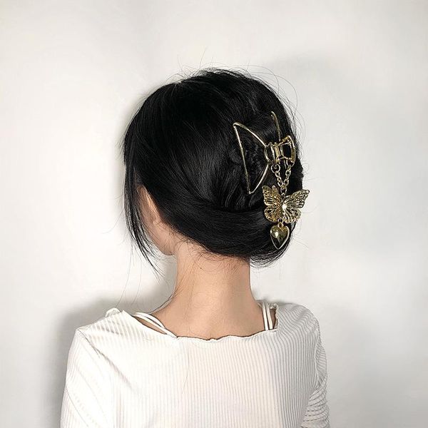 

hair accessories butterfly love women's claw ins style girl's elegant hairclips