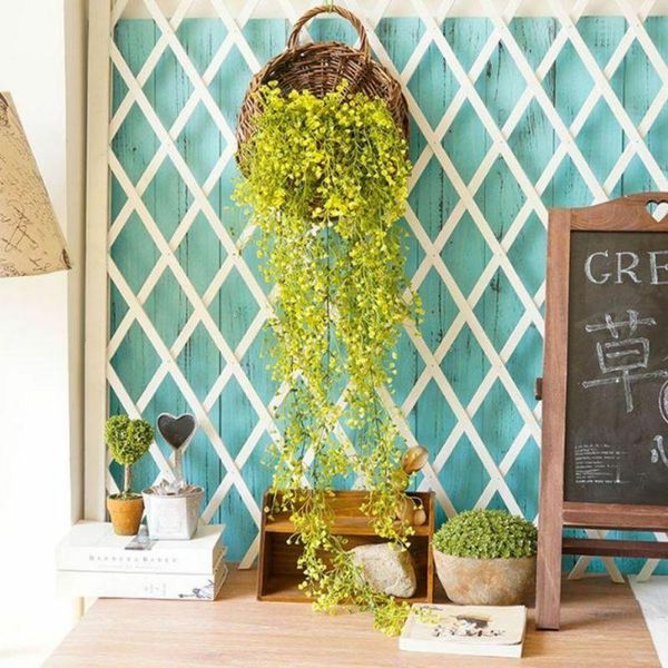 

artificial hanging ivy garland plants vine fake foliage flower wisteria home ki