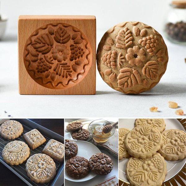 

baking moulds wooden cookie cutter brand mold gingerbread cake toolsgingerbread pattern carving molds accessories