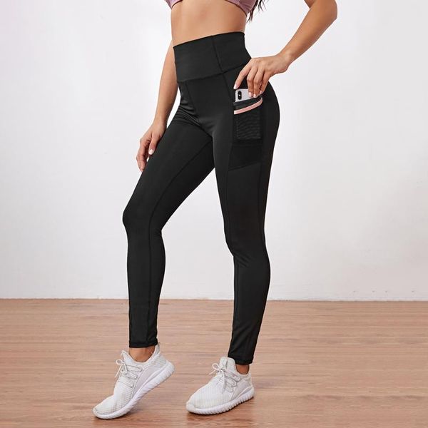 high waist yoga pants with pockets, tummy control, workout pants...