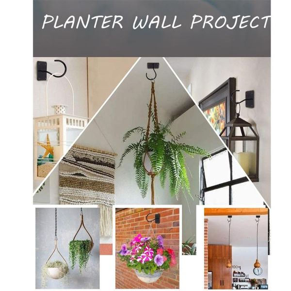 

hooks & rails 50lb ceiling for hanging plants metal plant bracket wall mount lanterns hangers