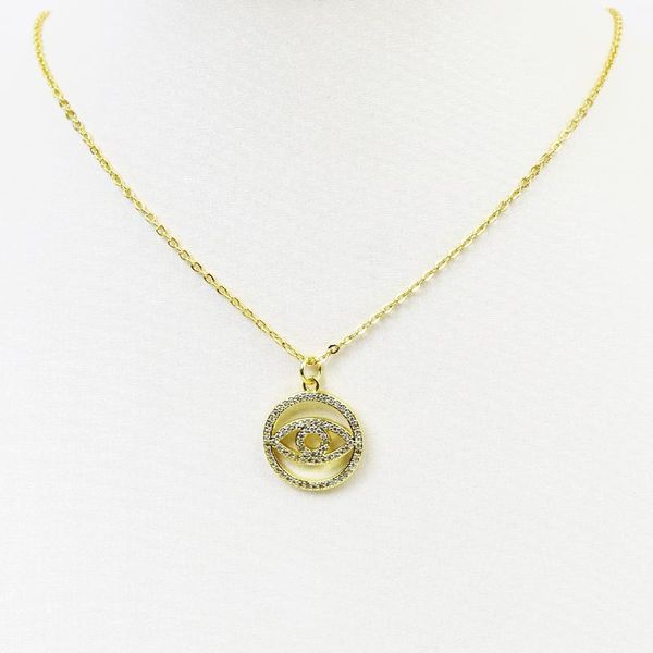 

pendant necklaces 10 pcs gold necklace eyes fashion jewelry 7472, Silver