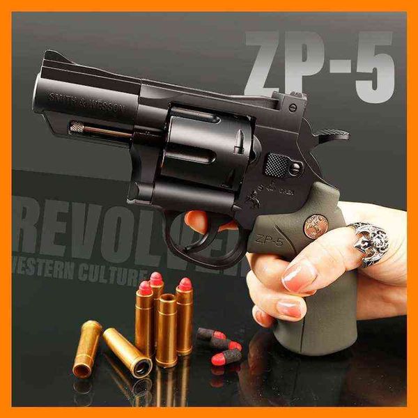

moon revolver soft small zp5 model shell pistol tiktok red net children's toy with the same paragraph