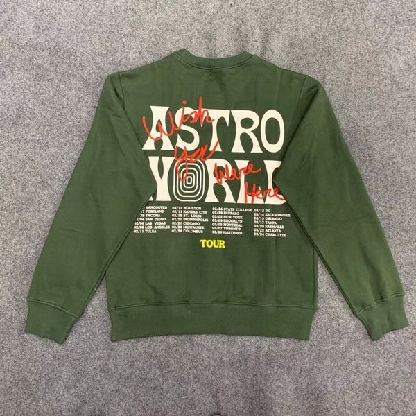 

new 2021 autumn winter 20ss latest astroworld tour skipping bear men women fashion pullover sweatshirts o3nr lwhn, Black