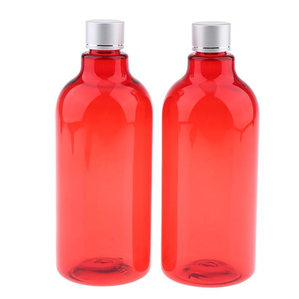 

2pcs 500ml refillable plastic cosmetic lotion perfume empty travel bottles