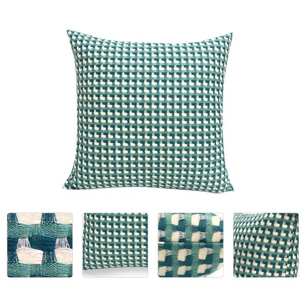 

cushion/decorative pillow 1pc case cover office soft cushion (green)
