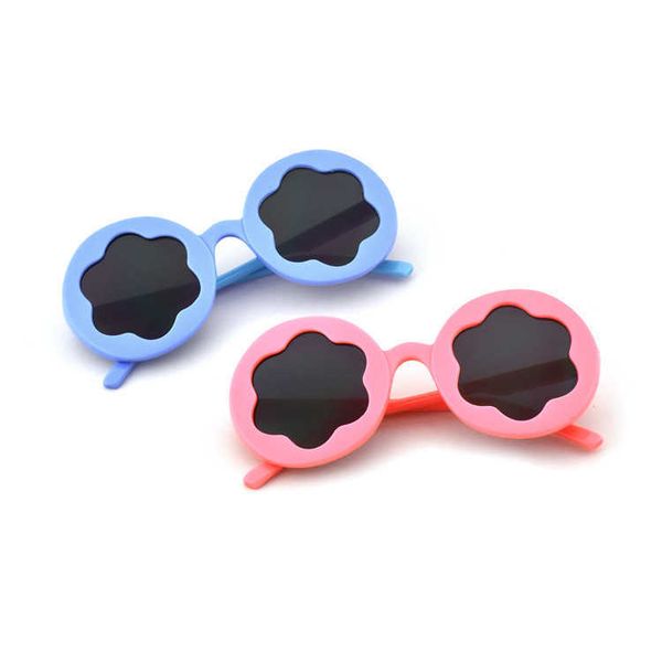 

2021 new baby fashion trend versatile sunglasses korean children cartoon lovely 1576, Blue