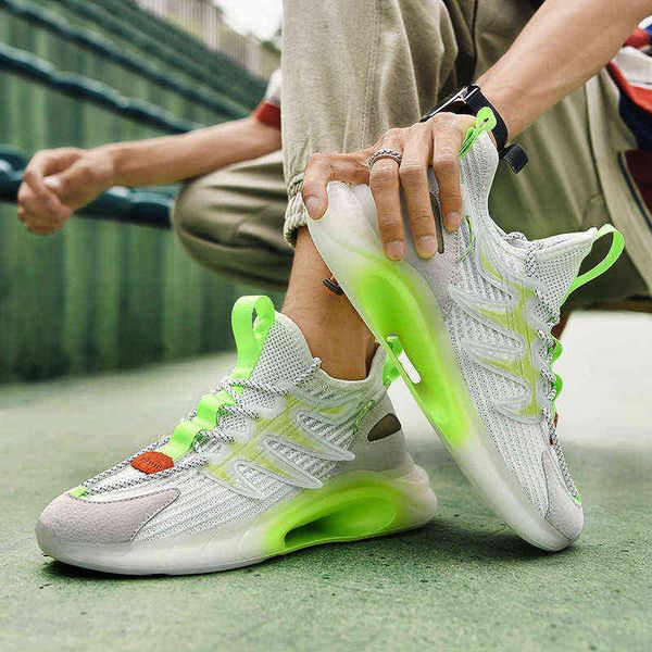 

dress shoes sports shoes 2022 autumn men's popcorn breathable single mh sports fashion trend leisure ins trendy dad, Black