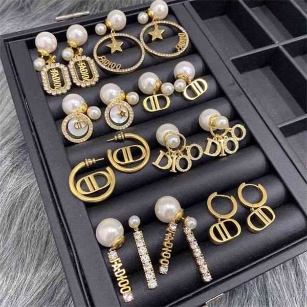 

70% off outlet online new pearl earrings in 2021, Golden