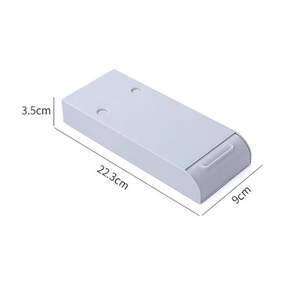 

storage drawers self stick pencil tray desk table organizer box under stand concealed pen case deskhid drawer