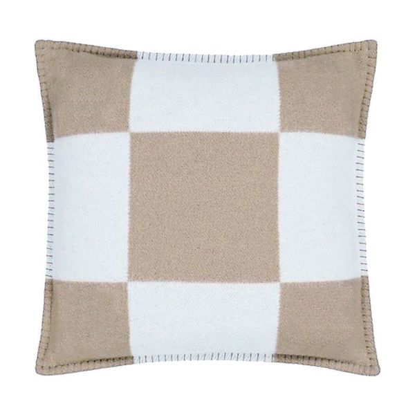 

fashion thick cashmere scarf throw pillow casual sofa cushion wool knitted, Blue;gray