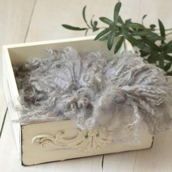 

blankets & swaddling boys girls po props solid artificial wool diy handmade fluffy baby blanket vintage rug durable soft backdrop mat shower