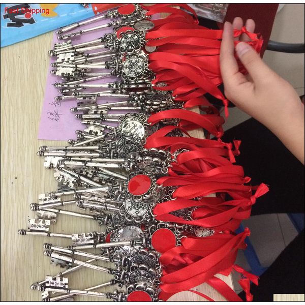 

wholesale new design special personalized christmas tree santa's magic keys christmas ornament gift mon qylnsq bdefashion, Silver