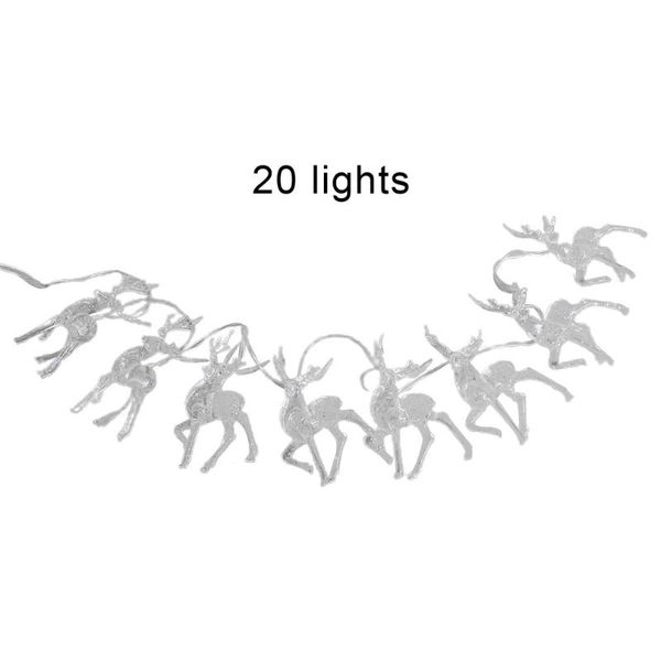 

strings 20pcs christmas deer lights outdoor decoration 3m led curtain icicle string year wedding party garland light ins