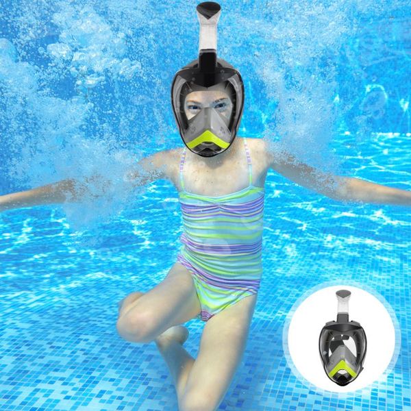 

diving masks 1pc full face snorkel mask for adults anti-fog and anti-leak snorkeling gear