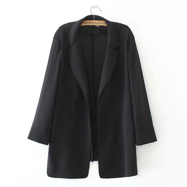 

women's jackets supermiss casual shirt chic ladies oversize 2021 elegant coat plain long sleeve outerwear, Black;brown