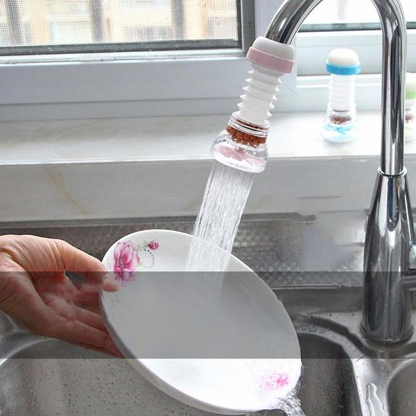 

kitchen faucets splash proof shower faucet retractable creative head tap water saving sprinkler with filter
