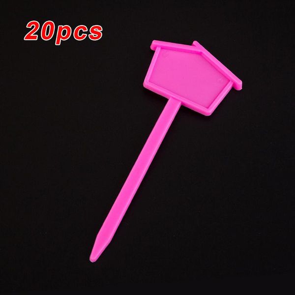 

garden decorations 20pcs set uv-resistant tags small house gardening succulent plant label flower name labels detergent for reuse