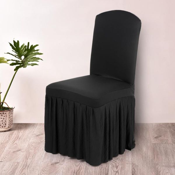 

chair covers cover stretchable solid color dining spandex seat slipcover for room home el