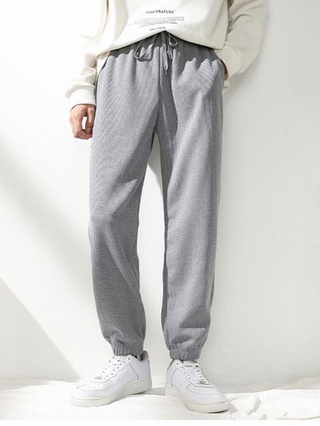 

men knot front slant pocket sweatpants n8mz#, Black