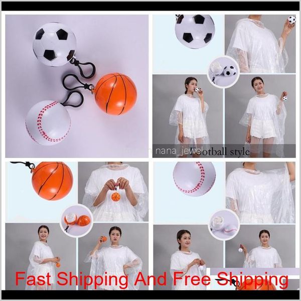 

disposable raincoat plastic ball key chain raincoats mini basketball football rain covers travel tour trip rain coat pe rainwear 0qxgy dgylx