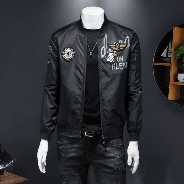 

autumn jacket on both sides korean fashion youth large casual men's new clothes coat for men promotion, Black;brown