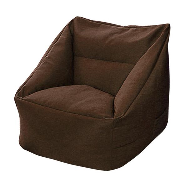 

chair covers bedroom furniture protective sofa lazy no filler side pouch square washable living room home office lounger beanbag cover