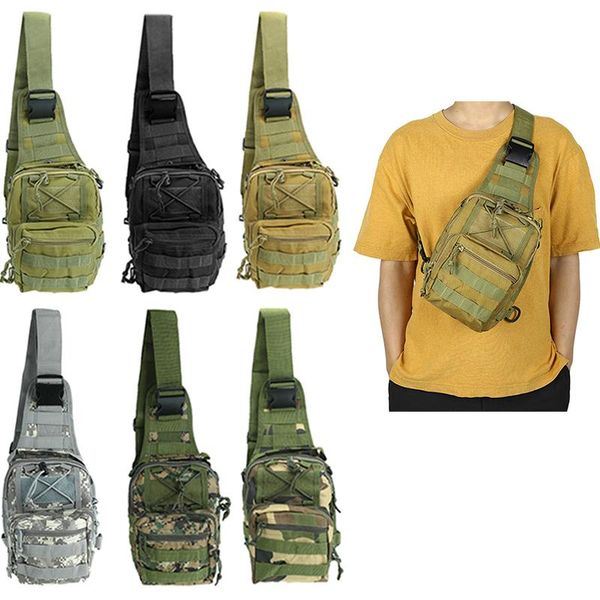 

outdoor bags shoulder military bag tactical backpack camouflage molle hiking climbing camping traveling daypack fishing