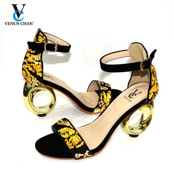 

dress shoes latest 2021 summer women's mid heels slippers special arrivals wedding purple color nigeriain nigerian party pumps, Black