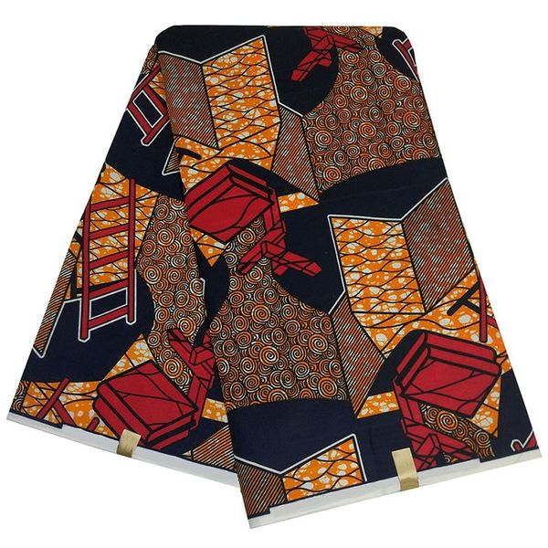 

ribbon 2021 wonderful beautiful fashion print african d real veritable wax fabric 100% cotton 6yards, Pink;blue