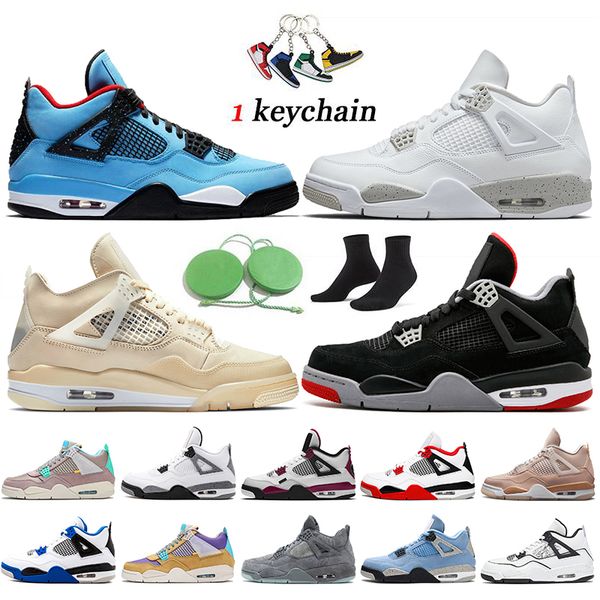 

4s basketball shoes 4 white oreo sail bred fire red desert moss taupe haze university blue black cat sports trainers sneakers military wild