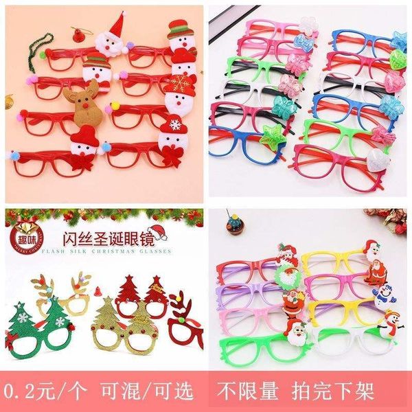

factory outlet party decoration festival glasses christmas glasses new year decorations frame decorations small gifts pa