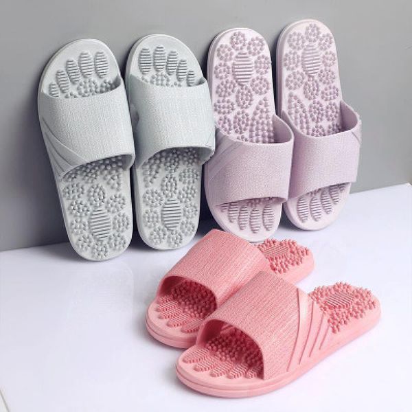 

sandals summer women slippers massage non slip indoor flip flops woman shoes bathroom beach slipper outdoor, Black