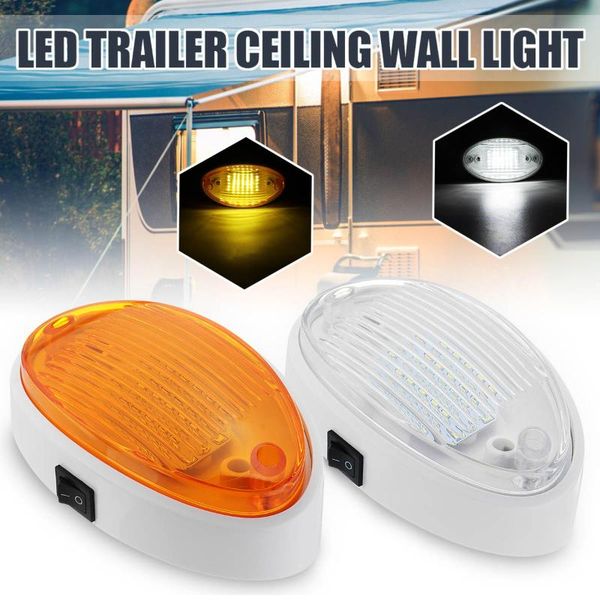 

wall lamps 12v caravan ceiling light 24 led car lighting interior lamp for trailer/van/yacht/boat/caravan