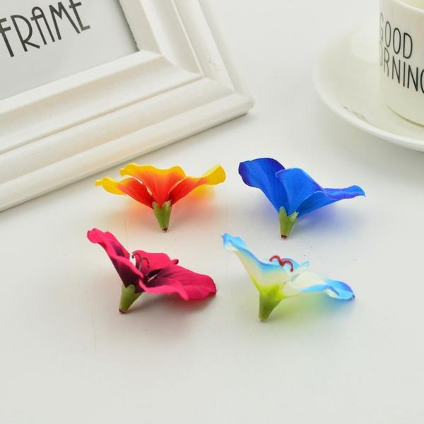 

20pcs artificial flowers orchid for home wedding decoration accessories pompon diy wreath needlework silk cher jllzcf