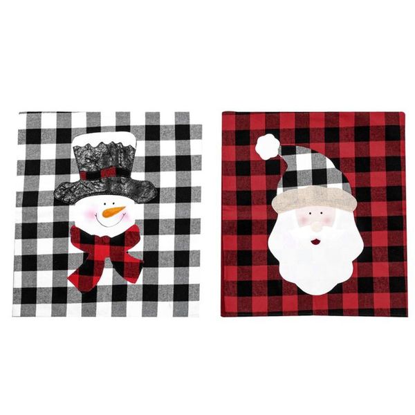 

chair covers 2pcs protective christmas practical back