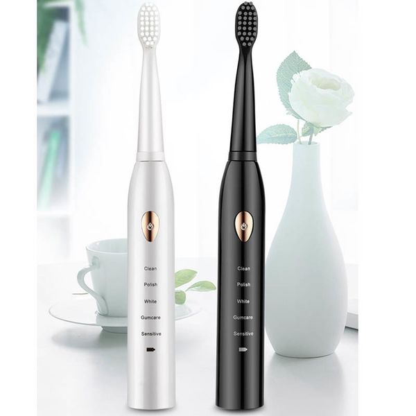 

usb rechargeable electronic toothbrush, children's electric toothbrush, ultrasonic electronic whitening toothbrush 210310