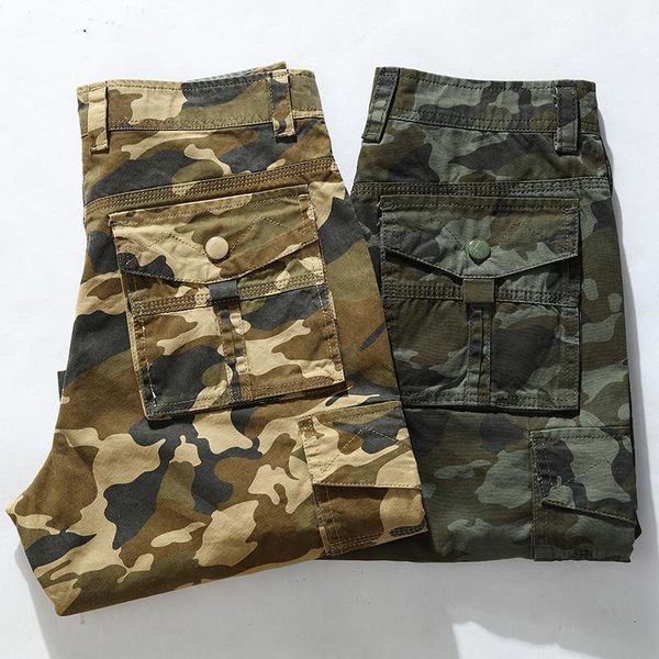 

pure cotton men's jacket, coat, large loose pants, 5-point pants, beach casual youth work clothes, multi bag pants, White;black