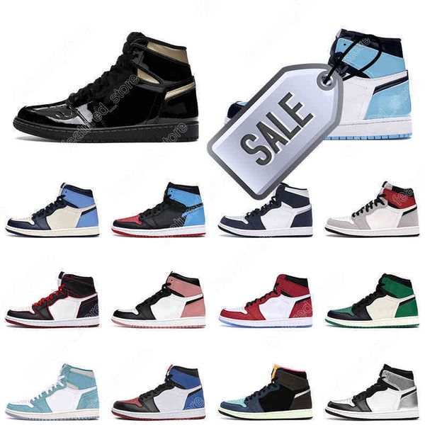 

jumpman 1 basketball shoes men women black metallic gold 1s university blue dark mocha obsidian unc twist mens outdoor trainers sports b