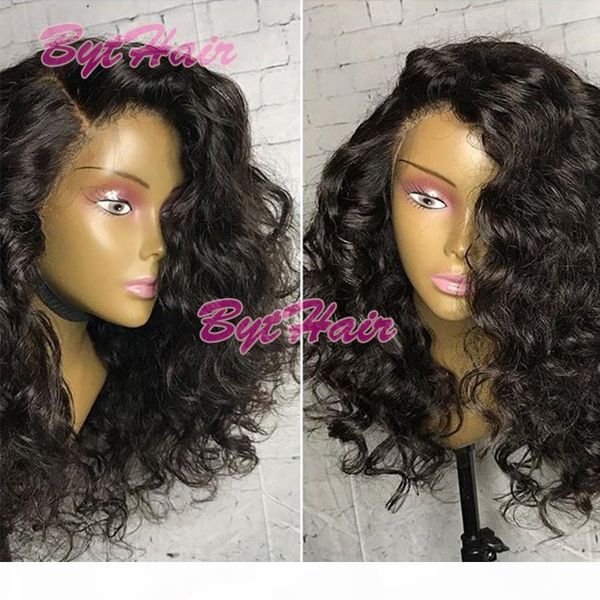 

bythair human hair full lace wigs bob curly wigs for black women lace front wigs 100% natural human hair wig in large stocks, Black;brown