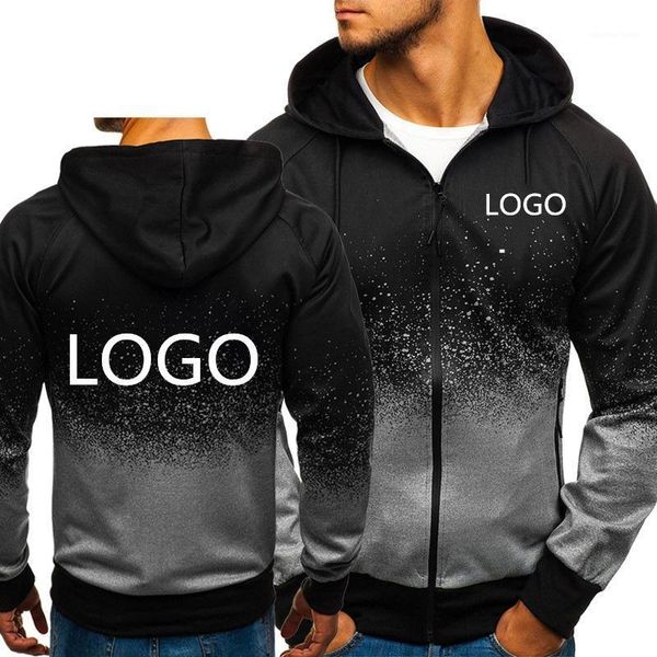 

Men's Hoodies & Sweatshirts Men Custom Logo Car Anime Funny Print Mens Streetwear Fleece Zipper Jacket Hip Hop Harajuku Tracksuit, Black