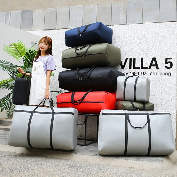 

Moving Bag Storage Bag Wardrobe Organizer arge Capacity Thickened Waterproof Dust Proof Cothes Quit Bedding Accessories