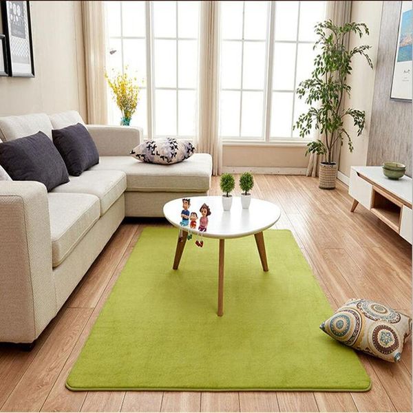 

bath mats 5 sizes household rectangular floor carpet doormat anti-slip solid mat rugs for kitchen bathroom soft foot pad 11 colors