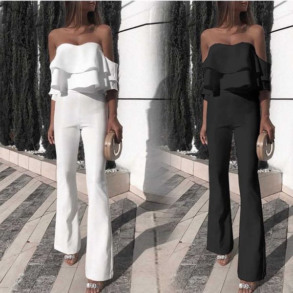 

luxury party evening dress 2021 women's bra raglan sleeve jumpsuit pants, White;pink