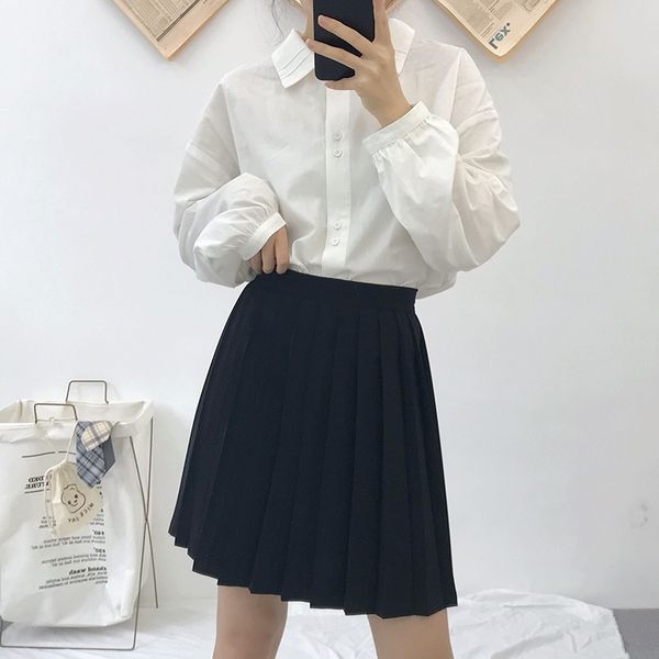 

pink skirt vintage women skirt gothic lolita skirt 210309, Black