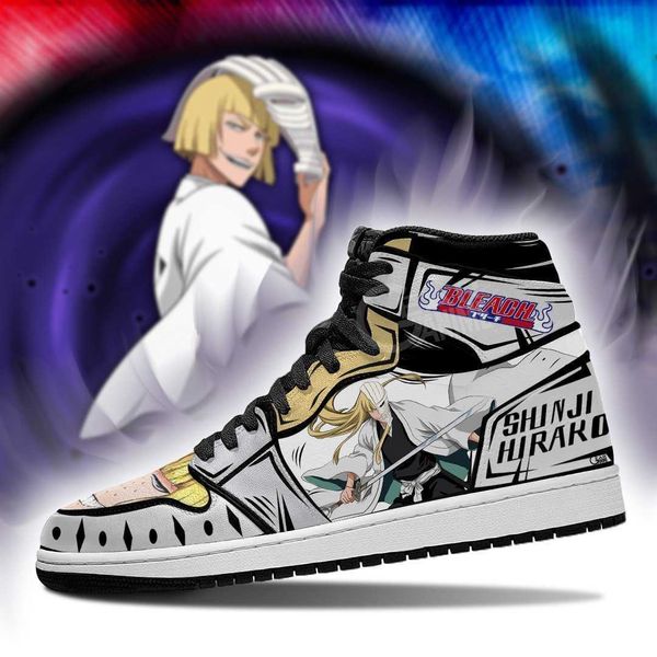 

bleach shinji hirako anime sneakers fan gift idea mn05 high basketball shoes non slip