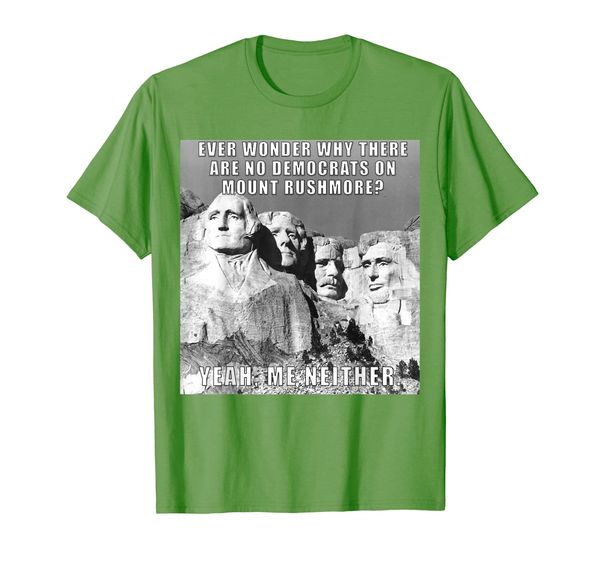 

Funny Political Republican Mount Rushmore Democrats T Shirt, Mainly pictures