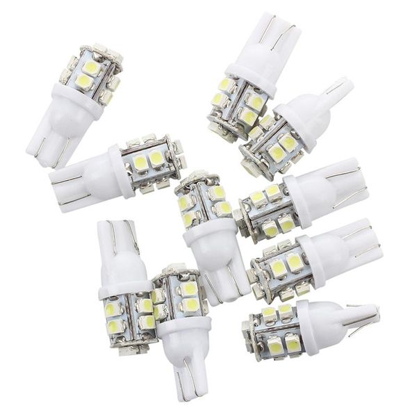 

10 x t10 168 194 w5w car white high power smd 10 led wedge light bulb lamp 12v