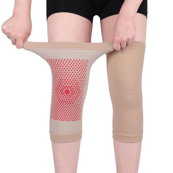 

elbow & knee pads 1 pair long cashmere warm kneepad wool support men women cycling lengthen protector pad, Black;gray